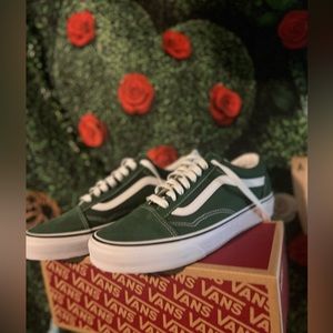 Green vans Size 9 in men’s